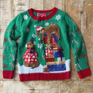NWOT 33 Degrees Ugly Christmas Sloth Sweater M(8)